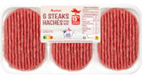 6 Steaks Hachés Pur Bœuf Auchan à 7,59 € dans le catalogue Auchan Hypermarché