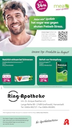 mea - meine apotheke Prospekt für Greifswald mit 4 Seiten mea - meine apotheke Prospekt für Greifswald: "Unsere August-Angebote", 4 Seiten, 01.08.2026 - 31.08.2026