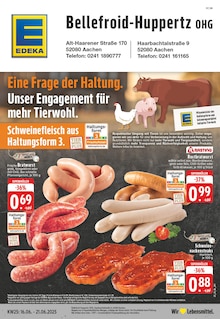 Aktueller EDEKA Prospekt "Aktuelle Angebote" für Aachen Aktueller EDEKA Prospekt für Aachen mit Seiten