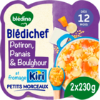 ASSIETTES CRÉMEUX DE POTIRON PANAIS BOULGHOUR ET FROMAGE KIRI BLÉDINA - BLEDINA - Auchan Supermarché à Aulnay-sous-Bois ASSIETTES CRÉMEUX DE POTIRON PANAIS BOULGHOUR ET FROMAGE KIRI BLÉDINA - BLEDINA en promo chez Auchan Supermarché Aulnay-sous-Bois à 3,49 €