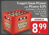 Aktuelles Traugott Simon Pilsener oder Pilsener 0,0% Angebot bei E center in Kleve ab 8,99 €