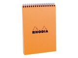 Rhodia Classic - Bloc notes à spirales - A5 - 80 pages - petits carreaux - à spirales - RHODIA dans le catalogue Bureau Vallée