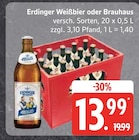 Weißbier oder Brauhaus bei EDEKA im Fredenbeck Prospekt für 13,99 €