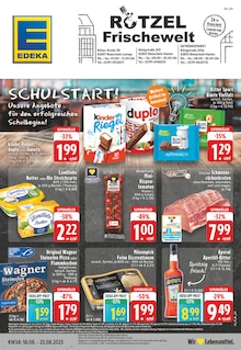 Butter im EDEKA Prospekt "Aktuelle Angebote" mit 24 Seiten (Remscheid)