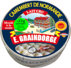 CAMEMBERT DE NORMANDIE AU LAIT CRU AOP GRAINDORGE - GRAINDORGE à 3,85 € dans le catalogue Auchan Hypermarché
