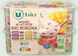 Yaourts aux fruits avec morceaux Bio - U dans le catalogue U Express