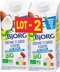 Promo LAIT OU CREME VEGETALE BIO BJORG à 2,09 € dans le catalogue U Express à Cholet