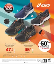 Offre Chaussures Running Homme dans le catalogue Sport 2000 du moment à la page 2