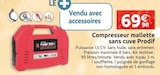 Compresseur mallette sans cuve - Prodif en promo chez LaMaison.fr Le Havre à 69,90 €