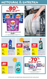 Promos Lessive dans le catalogue "AU COEUR DU GOÛT" de Carrefour Market Lessive en promo dans le catalogue Carrefour Market à la page 54