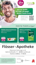 mea - meine apotheke Apotheken Prospekt der aktuellen Woche mit 4 Seiten, gültig von 01.08.2026 bis 31.08.2026, in Bernbeuren und Umgebung Aktueller mea - meine apotheke Apotheken Prospekt in Bernbeuren und Umgebung, "Unsere August-Angebote" mit 4 Seiten, 01.08.2026 - 31.08.2026