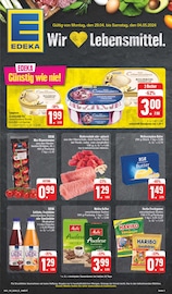 Aktueller EDEKA Supermarkt Prospekt in Selbitz und Umgebung, "Wir lieben Lebensmittel!" mit 24 Seiten, 29.04.2024 - 04.05.2024