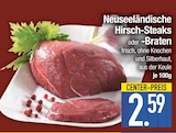 Hirsch-Steaks im EDEKA Prospekt Hirsch-Steaks von im aktuellen EDEKA Prospekt für 2,59 €