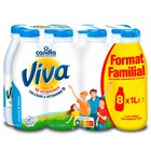 Lait U.H.T. demi-écrémé Viva "Format Familial" - CANDIA en promo chez Carrefour Market Saint-Étienne à 10,15 €