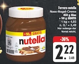 nutella Nuss-Nugat-Creme Angebote von Ferrero bei EDEKA Würzburg für 2,22 €