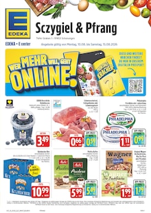 EDEKA Schonungen Prospekt der aktuellen Woche, gültig von 10.08.2026 bis 15.08.2026 Aktueller EDEKA Schonungen Prospekt "Wir lieben Lebensmittel!" mit 38 Seiten