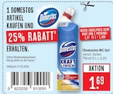 WC Gel Angebote von Domestos bei Marktkauf Göppingen für 1,27 €