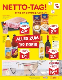 Netto Marken-Discount Wäscheständer im Prospekt 