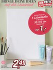 Leinwand für 2,49 € bei KiK im Angebot Leinwand im aktuellen KiK Prospekt