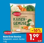 Gemüse im Angebot bei Netto Marken-Discount in Darmstadt Gemüse Angebote von Beste Ernte bei Netto Marken-Discount Darmstadt für 1,99 €
