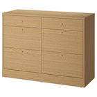 Kommode mit 6 Schubladen Eichenfurnier Angebote von TONSTAD bei IKEA Passau für 279,00 €