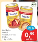 Menü von Bebivita für 0,99 € bei budni im Angebot Menü von Bebivita im aktuellen budni Prospekt