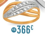 Bague diamants à 366,00 € dans le catalogue E.Leclerc
