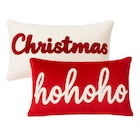 Lot de 2 coussins Noël - TEX HOME dans le catalogue Carrefour