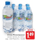 Mineralwasser Angebote von Vitrex bei EDEKA Baden-Baden für 1,49 €