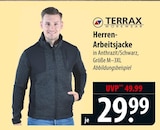 Terrax Workwear Herren-Arbeitsjacke Angebote bei famila Nordost Neumünster für 29,99 €