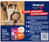 Poesie Katzennahrung im Angebot bei tegut in München Poesie Katzennahrung Angebote von Vitakraft bei tegut München für 0,49 €