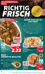 Schinkenschnitzel Angebot im aktuellen Kaufland Prospekt auf Seite 22