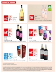 Promos Vin dans le catalogue "Encore + d'économies sur vos courses du quotidien" de Auchan Supermarché à la page 8