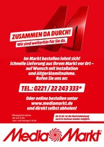 Media-Markt Prospekt für Ummendorf mit 1 Seiten Media-Markt Prospekt für Ummendorf: "ZUSAMMEN DA DURCH!", 1 Seiten, 14.02.2021 - 07.03.2021