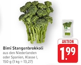 Bimi Stangenbrokkoli bei E center im Prospekt "" für 1,99 €