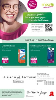 mea - meine apotheke Prospekt Unsere Januar-Angebote mit 4 Seiten