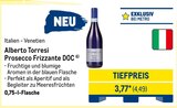 Prosecco Frizzante DOC Angebote von Alberto Torresi bei METRO Trier für 4,49 €