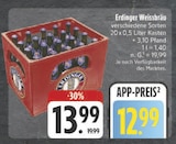 verschiedene Sorten im Angebot bei E center in Schweinfurt verschiedene Sorten Angebote von Erdinger Weissbräu bei E center Schweinfurt für 12,99 €