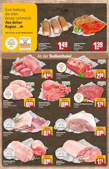Schweinefleisch im REWE Prospekt "Dein Markt" mit 34 Seiten (Ludwigshafen (Rhein))