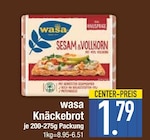 Knäckebrot Sesam & Vollkorn von wasa im aktuellen EDEKA Prospekt für 1,79 €