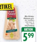 Bio-Grana-Padano g.U. von Grana Padano für 5,99 € bei E center im Angebot Bio-Grana-Padano g.U. von Grana Padano im aktuellen E center Prospekt