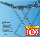 E center - Wäscheständer Nova Angebot im Prospekt Wäscheständer Nova bei E center im Prospekt "" für 14,99 €