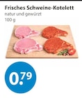 Frisches Schweine-Kotelett von  im aktuellen V-Markt Prospekt für 0,79 €