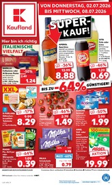 Kaufland Supermarkt Prospekt der aktuellen Woche mit 64 Seiten, gültig von 02.07.2026 bis 08.07.2026, in Wolgast und Umgebung Aktueller Kaufland Supermarkt Prospekt in Wolgast und Umgebung, "Hier bin ich richtig" mit 64 Seiten, 02.07.2026 - 08.07.2026
