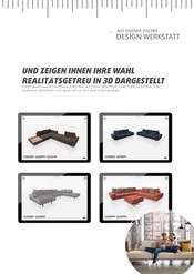 Aktueller Polstermöbel Fischer Prospekt mit Eckgarnitur, "AUS EIGENER DESIGN WERKSTATT", Seite 13