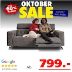 Madeira 3-Sitzer Sofa Angebote von Seats and Sofas bei Seats and Sofas Monheim für 799,00 €