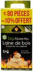 Allume-feu laine de bois - Weldom à Mennecy Allume-feu laine de bois en promo chez Weldom Mennecy à 11,90 €