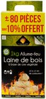 Allume-feu laine de bois en promo chez Weldom Valenton à 11,90 €