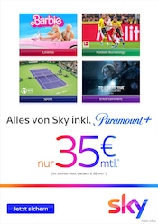 Aktueller Sky München Prospekt "Alles von Sky inkl. Paramount+" mit 4 Seiten