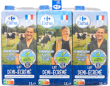 Lait demi-écrémé Filière Qualité - CARREFOUR EXTRA en promo chez Carrefour Courbevoie à 6,60 €